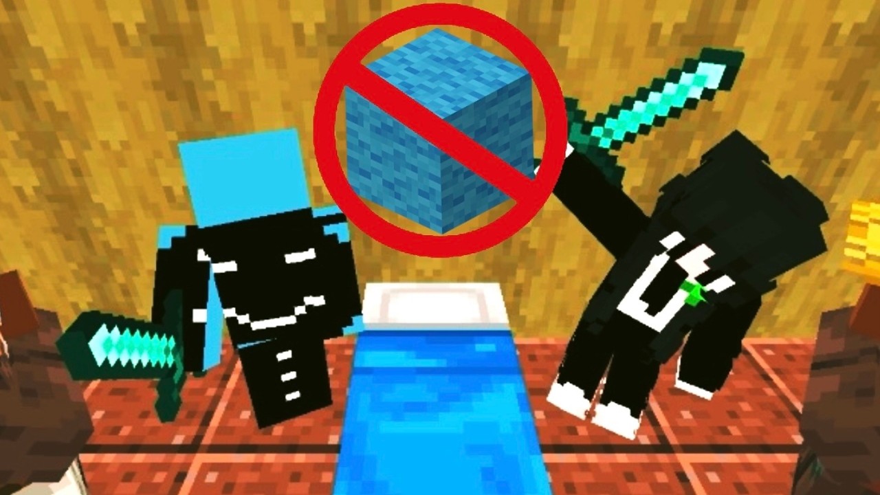 Bed Wars, tetapi anda tidak boleh menggunakan blok