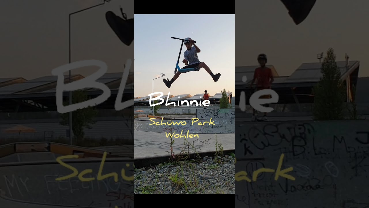 stunt scooter - session im Schüwo Park Wohlen
