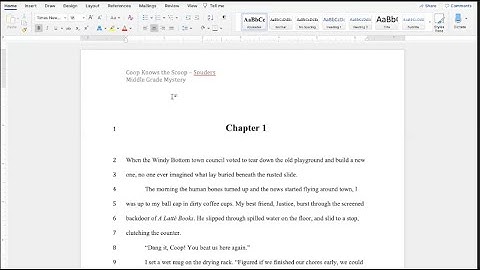 Continuous Line Numbering and Header_Footer Tutorial