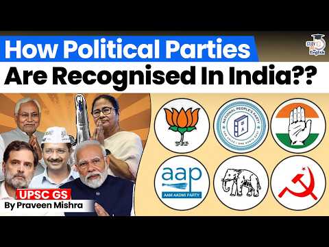 How Political Parties Are Recognized in India? | By Praveen Mishra | StudyIQ IAS English