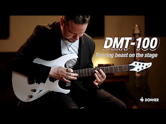 Електрогітара з чохлом та аксесуарами Donner Music DMT-100 Electric Guitar Black EC1399