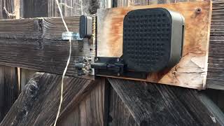 SturdyLock® Adapter to convert August Wi-Fi Smart Lock into Smart Outdoor Gate Lock — unlocking