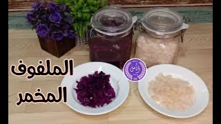 تحضير الملفوف المخمر الصحي (الساوركراوت) - Healthy fermented cabbage (sauerkraut