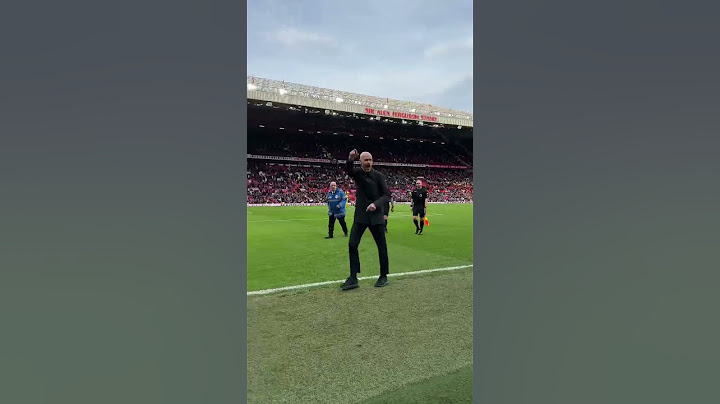Erik ten Hag Loves The Old Trafford Support ❤️