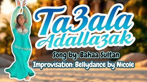 Bellydance by Nicole | Egyptian Pop Improvisation to Ta3ala Adalla3ak by Bahaa Sultan 