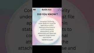 #BUDSAct #FinancialRegulation #HighCourtRuling #ProvisionalAttachment #DepositorProtection