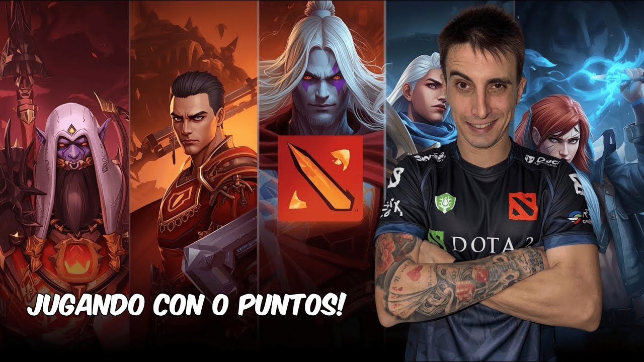 Guardian a Inmortal en 2026 🔥 Hoy jugaré con héroes con 0 puntuación 🚀 Gaming en vivo DOTA 2 😎 V15