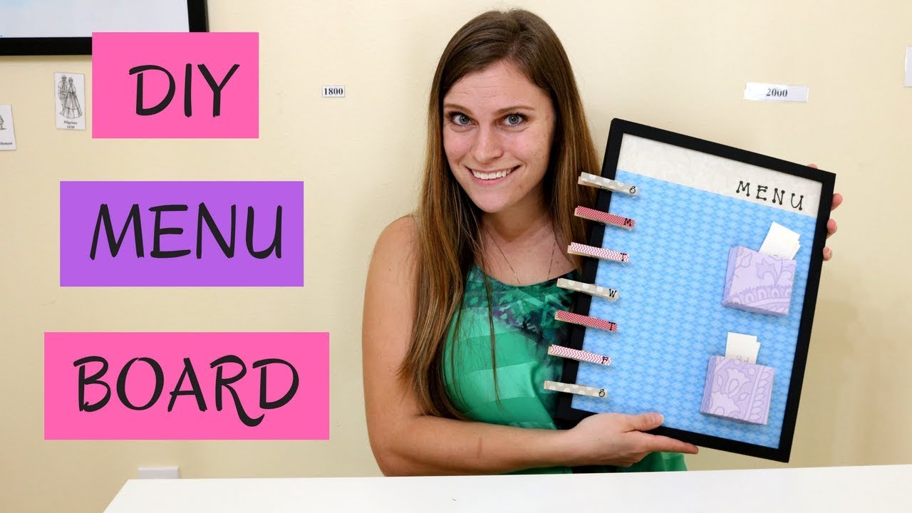 DIY Menu Board