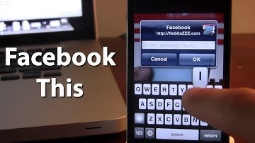 FacebookThis   Facebook Integration to Photos App on iPhone Cydia Tweak TechGuru TechWorld
