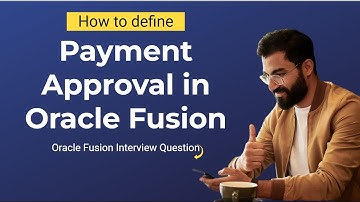 Oracle Fusion finance training|How to define payment approval in Oracle fusion|Interview Question
