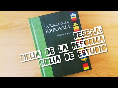 BIBLIA DE LA REFORMA Biblia de estudio / Guia COMPLETA y como UTILIZARLA / Reforma Protestante