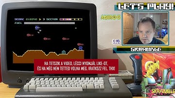 Let’s Play - Skramble, Commodore Plus/4 - Yape emulator