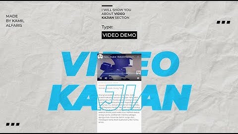 Talk about Bitaqwa app Video Kajian section