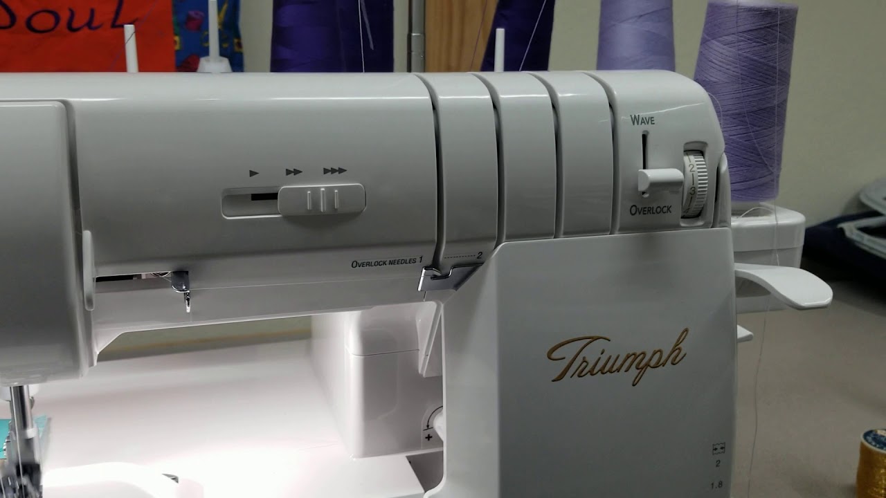 First Serge with Babylock Triumph serger by Sandy Eulitt YouTube