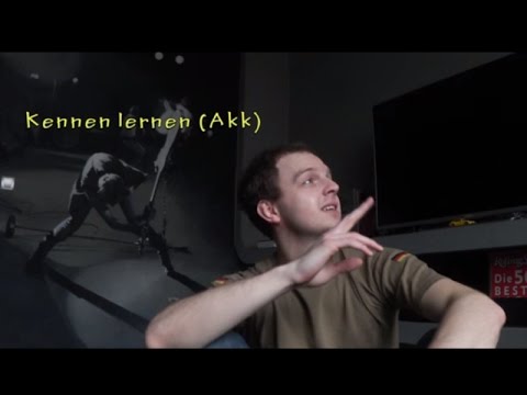 Главные немецкие глаголы, управления: KENNEN LERNEN (Akk).