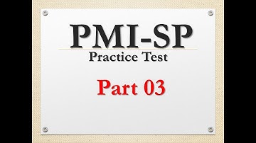 Scheduling professional practice test  part 03 PMI