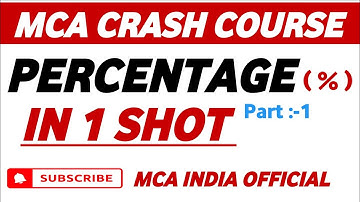 PERCENTAGE | NIMCET/CUCET/MAH-CET |