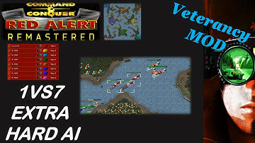 /Command & Conquer Red Alert Remastered/ (Skirmish) 1VS7 EXTRA HARD AI  I Island Fury I