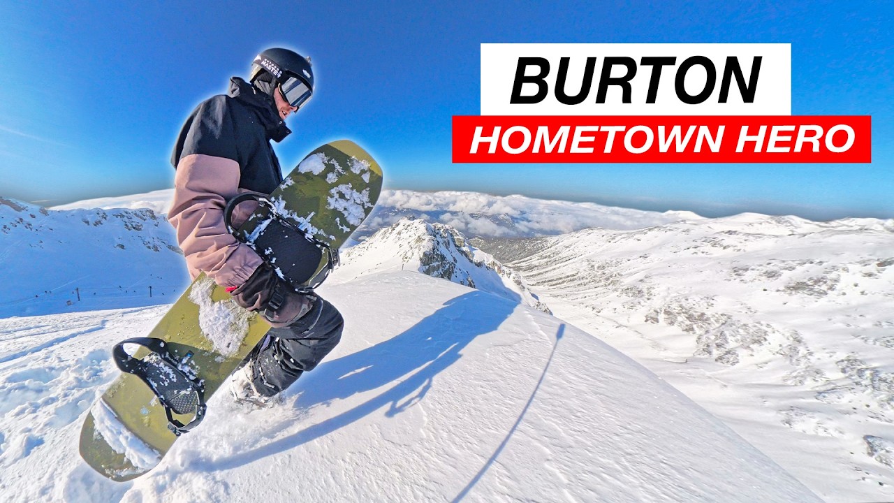 Mountain Top Snowboard Test - Burton Hometown Hero