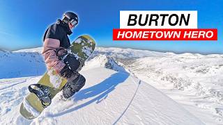 Mountain Top Snowboard Test - Burton Hometown Hero