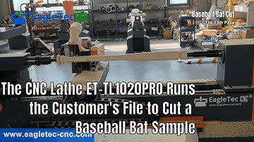 The CNC Lathe ET-TL1020PRO Runs the Customer