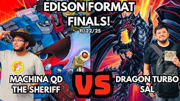 MACHINA QUICKDRAW Vs DRAGON TURBO : Edison Format Feature Match! FINALS