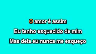 KARAOKE ROBERTO CARLOS AMOR SEM LIMITE.flv chords