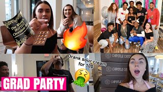 GRADUATION PARTY VLOG | TRYING WORLDS HOTTEST CHOCOLATE GONE WRONG!