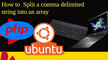 How to  Split a comma delimited string into an array