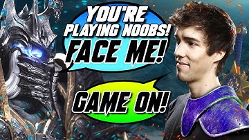 This Man Challenged Me To A 1v1 - How Could I Refuse? - WC3 - Grubby