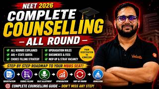 NEET 2026 Complete Counselling Guide | Registration to Admission | Don't Miss Any Step | Tarun Sir