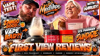 FIRST VIEW REVIEWS With Harley! | ECS Pharmacy SUNDAZE  Zenco & Vape Testing! 