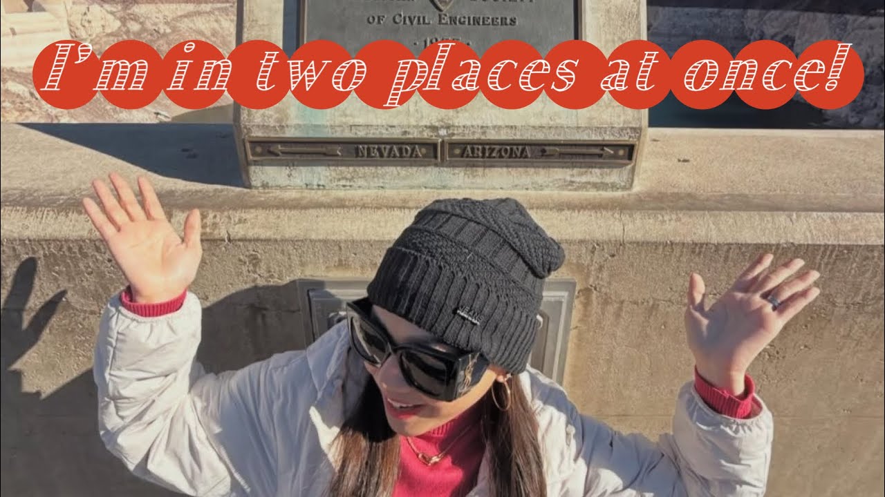 Road Trip to Hoover Dam at the Nevada and Arizona Border, USA 