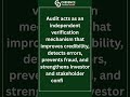 Audit Builds Trust And Transparency #Audit #Accounting #BusinessTransparency #CorporateGovernance