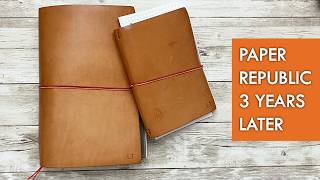 Paper Republic Grand Voyageur Years Later Patina of Natural Leather