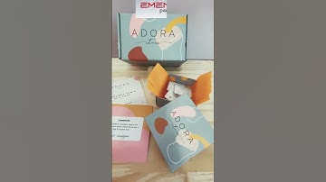 Custom Mailer Boxes 💌 🎁 #shorts #trending #viral #asmr #smallbusiness #satisfyingvideo