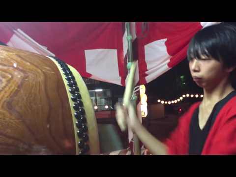 小曽根盆踊り 2016.8.7 河内音頭 櫓の上
