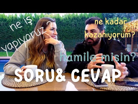 SORU - CEVAP 😍⎜NE İŞ YAPIYORUZ , NE KADAR KAZANIYORUZ , KİRA MI SATILIK MI , BEBEK , EVLİLİK 😬