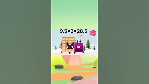 Meet Numberblocks 9.5 decimal multiplication#youtubeshorts#shorts##learntocount#mathsforkids