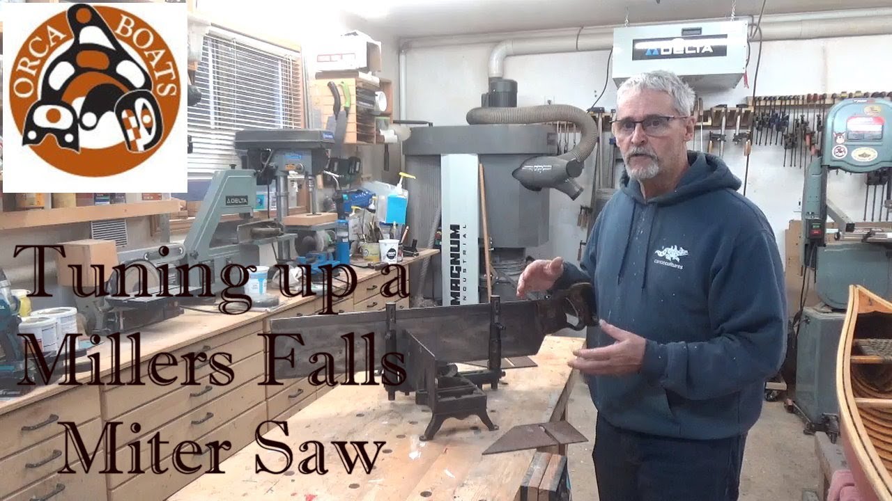 Реставрация старинной торцовочной пилы Millers Falls