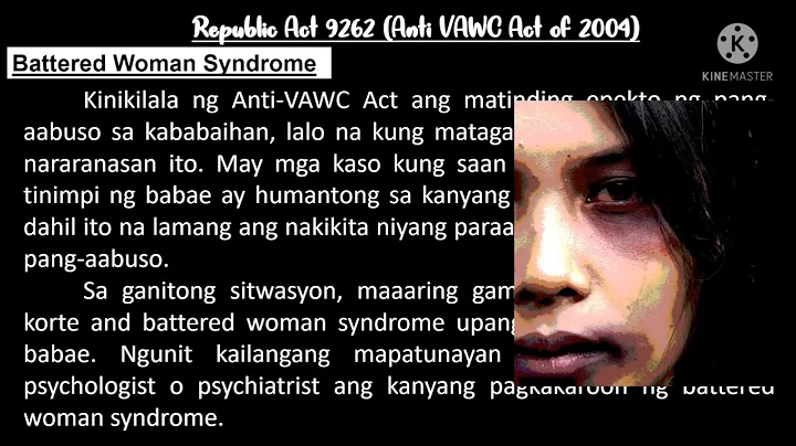 Republic Act 9262 Anti Violence Against Women and their Children Act of 2004