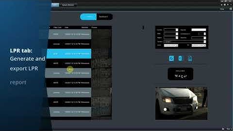 LPR/ANPR Software