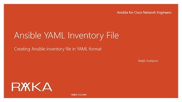 4. Create Ansible Inventory YML Format