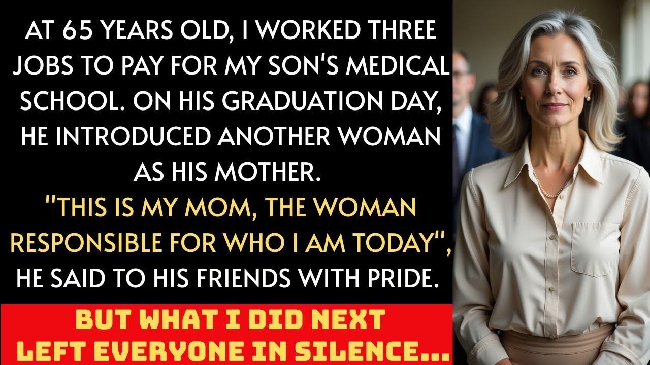 On my son's graduation day, he denied me as his mother Of course, I would not stay silent