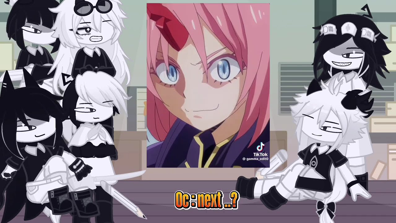 Fundamental paper education react to Milim nava | Rimuru tempest | slime | Gojo | gacha life 2 