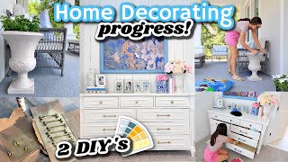 DECORATING the Front Porch and My Bedroom! Daily Cleaning + Decorate with Me 2023 | Alexandra Beuter