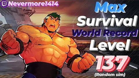 Streets Of Rage 4 Max - Survival level 137 - Random Sim  - V07 - (old WR)