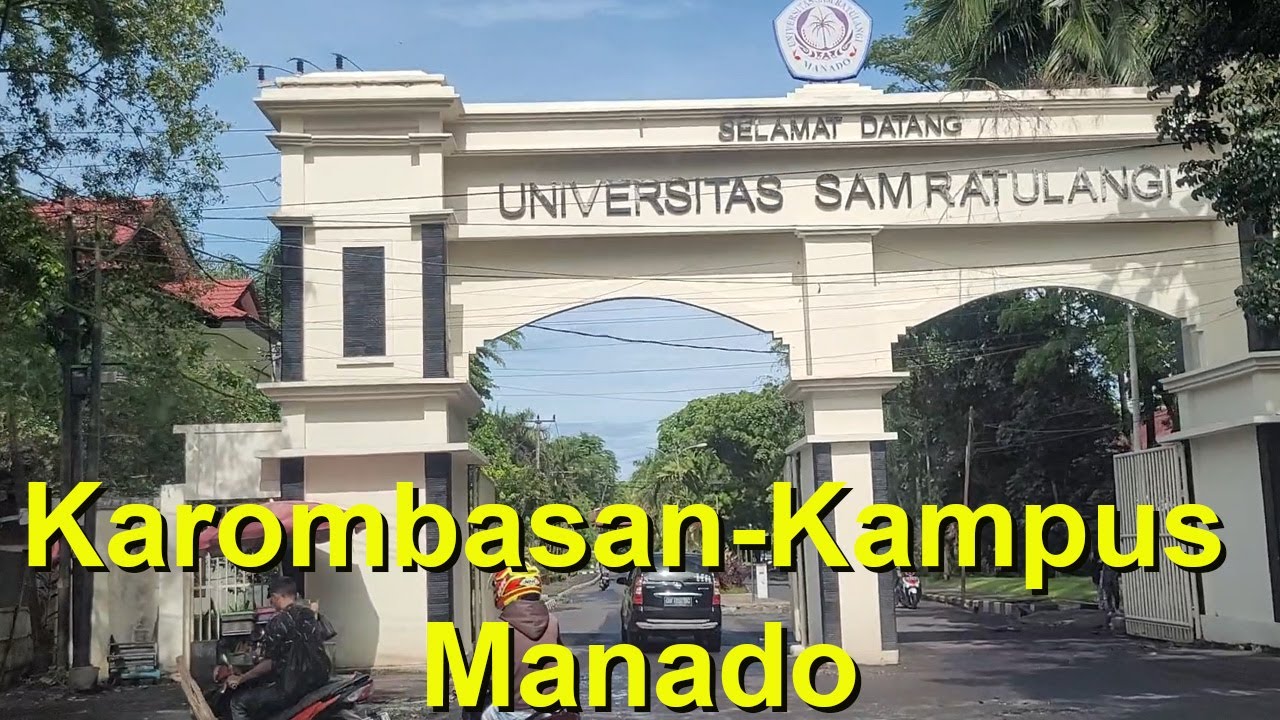 Perjalanan dari Karombasan ke Kampus Universitas Sam Ratulangi (Unsrat), Manado
