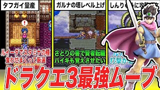 【総集編】ドラクエ3を序盤から終盤まで無双し続けるための最強ムーブ13選【これ一本】