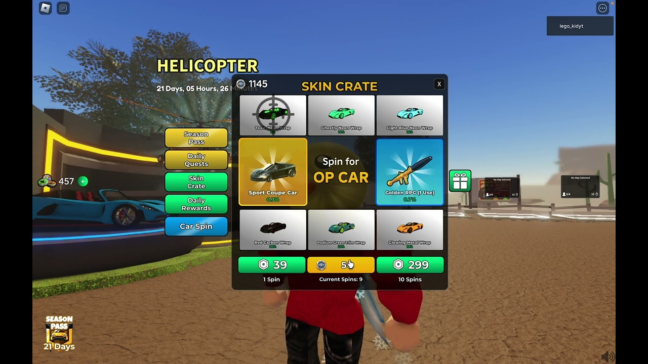 daily spin a dusty trip (GOT OP CHEST)